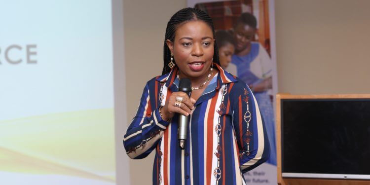 Ms Amma Benneh Amponsah, Head of HR at MTN Ghana, speaking at the second edition of the HR Professionals Brunch held in Accra