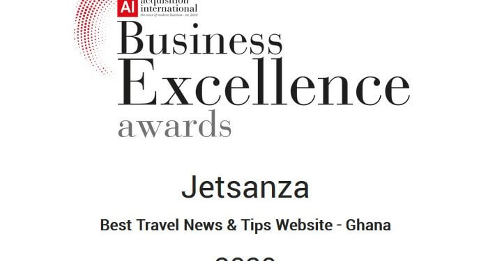 Jetsanza business excellence award